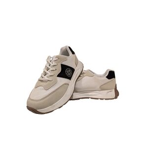 Stylish Beige and Black Sneakers